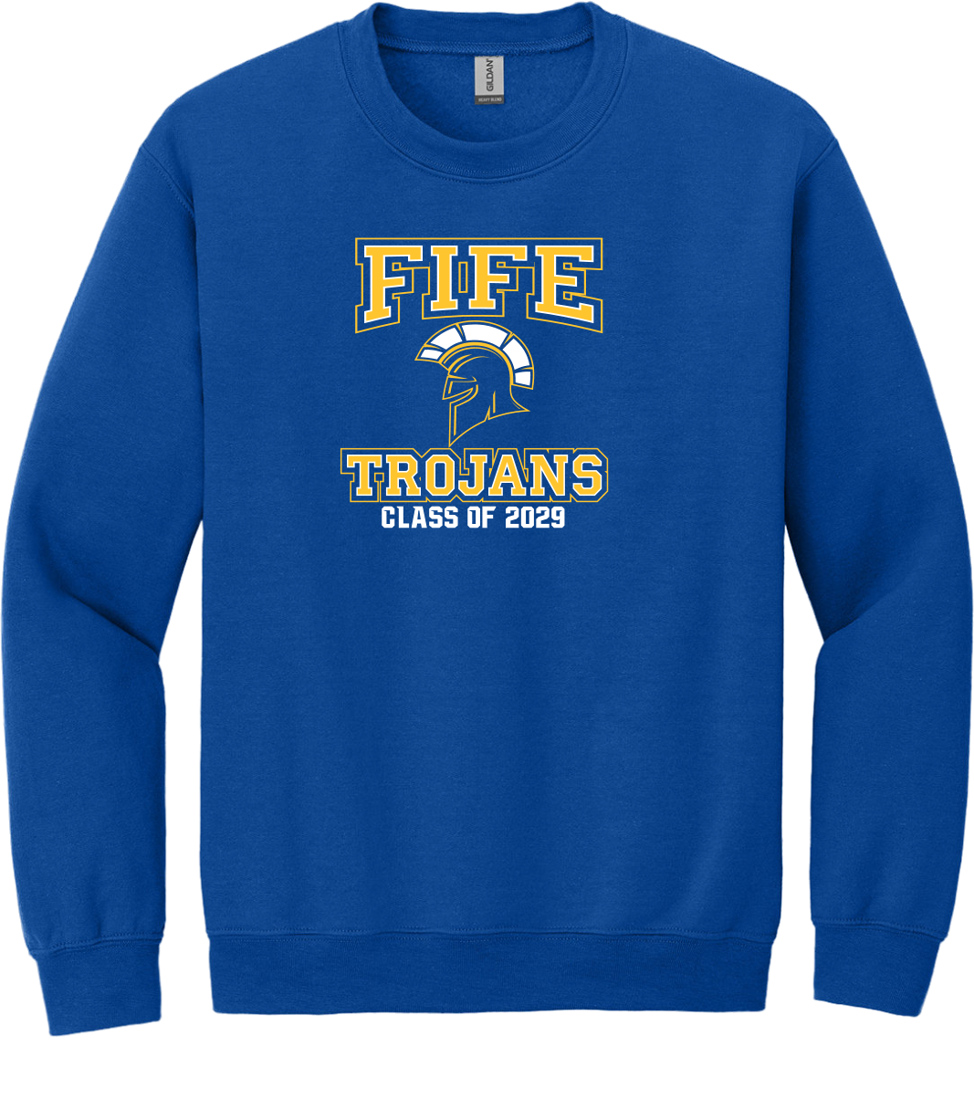Fife Trojan Class of 2029 Crewneck